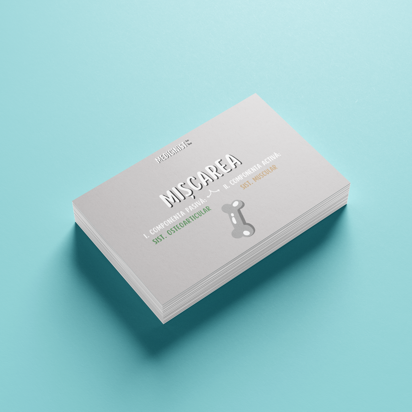 FLASHCARDS CORINT: SISTEMUL OSOS & SISTEMUL MUSCULAR